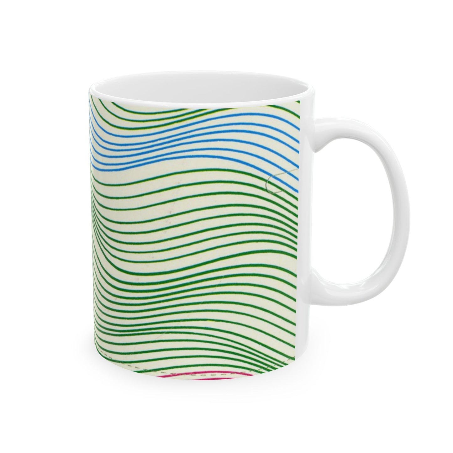 Colorful Wave Ceramic Coffee Mug - BPA Free