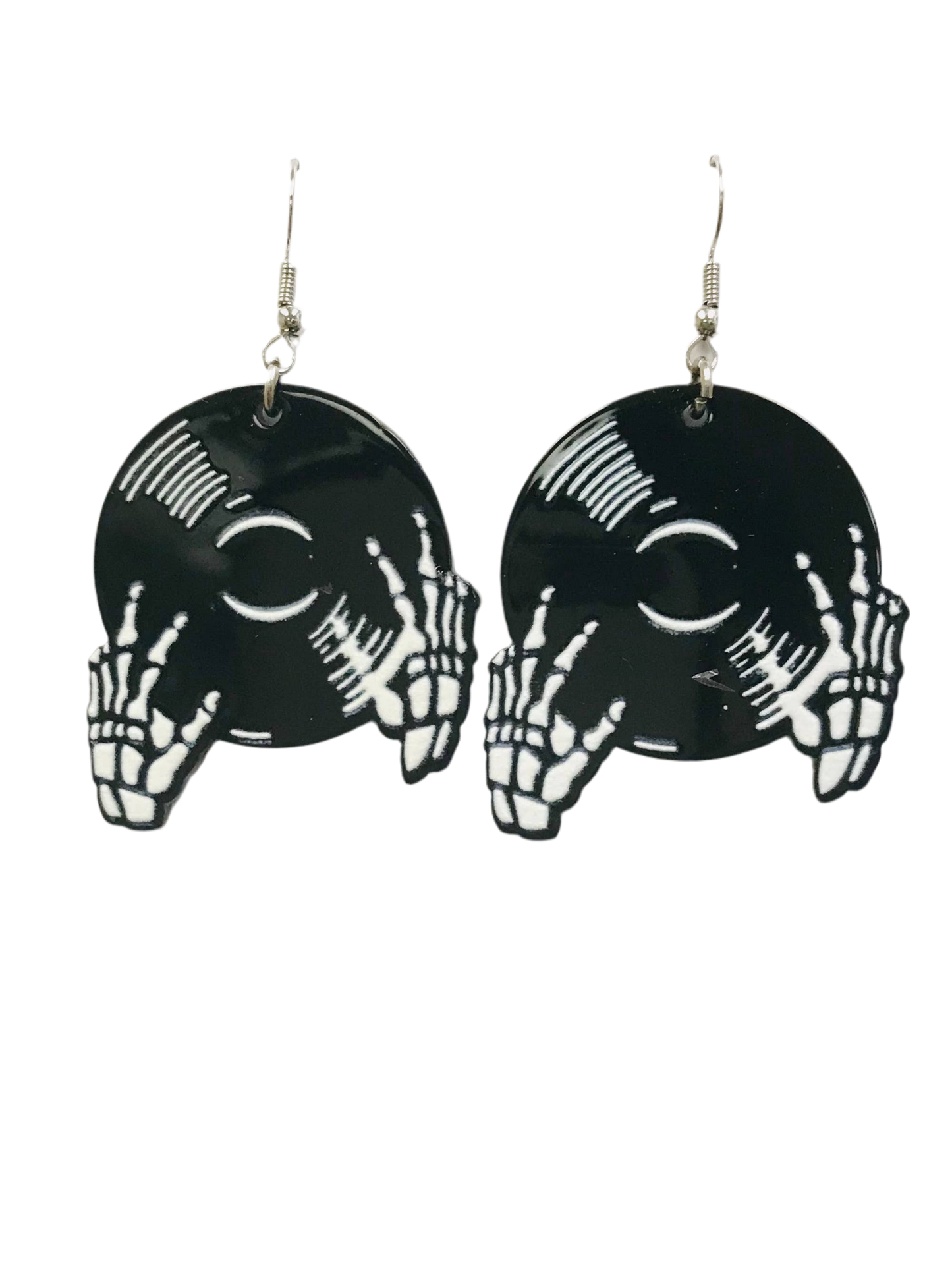 Vintage Phonograph Earrings – Acrylic Retro Jewelry 🎶