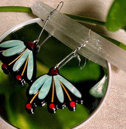 Dangle Dandelion Earrings | Acrylic Botanical Garden Jewelry 🌿🌼